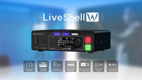 ライブ配信機器 LiveShell W の機能と特徴のご紹介